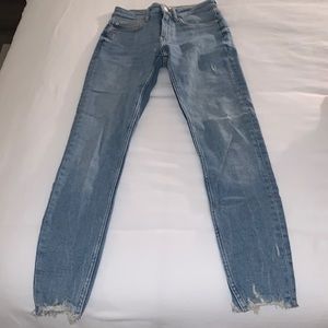 Light Blue Skinny Jeans from Zara